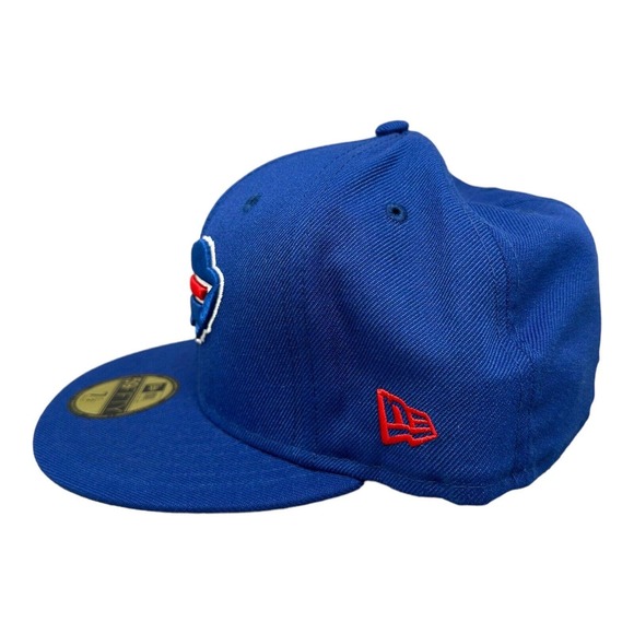 New Era 59FIFTY Buffalo‎ Bills 100th Anniversary Logo Patch Hat Men's Sz 7 1/2 - Picture 4 of 7